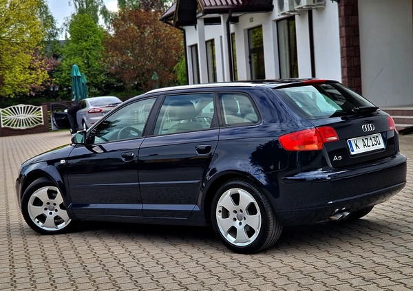 Audi A3 cena 22900 przebieg: 235000, rok produkcji 2008 z Brok małe 742